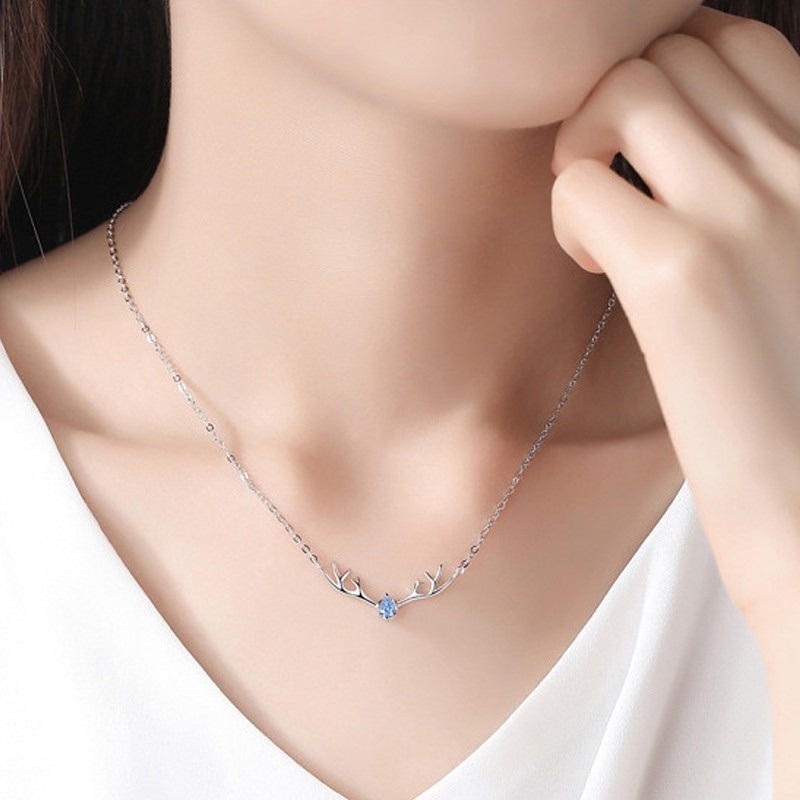 Set Dây Chuyền Và 2 Đôi Khuyên Tai Thiết Kế Đơn Giản Phong Cách Hàn Quốc