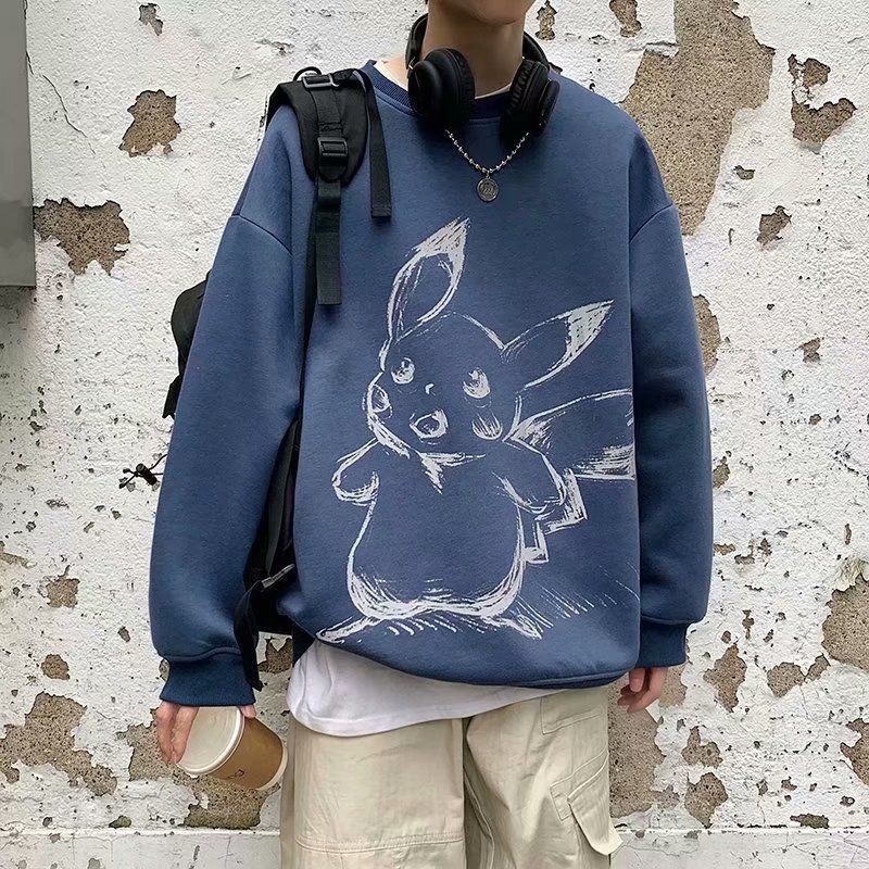 Áo Khoác Sweater Tay Dài Dáng Rộng Chất Dày Dặn Thời Trang Cho Nam Giới | BigBuy360 - bigbuy360.vn