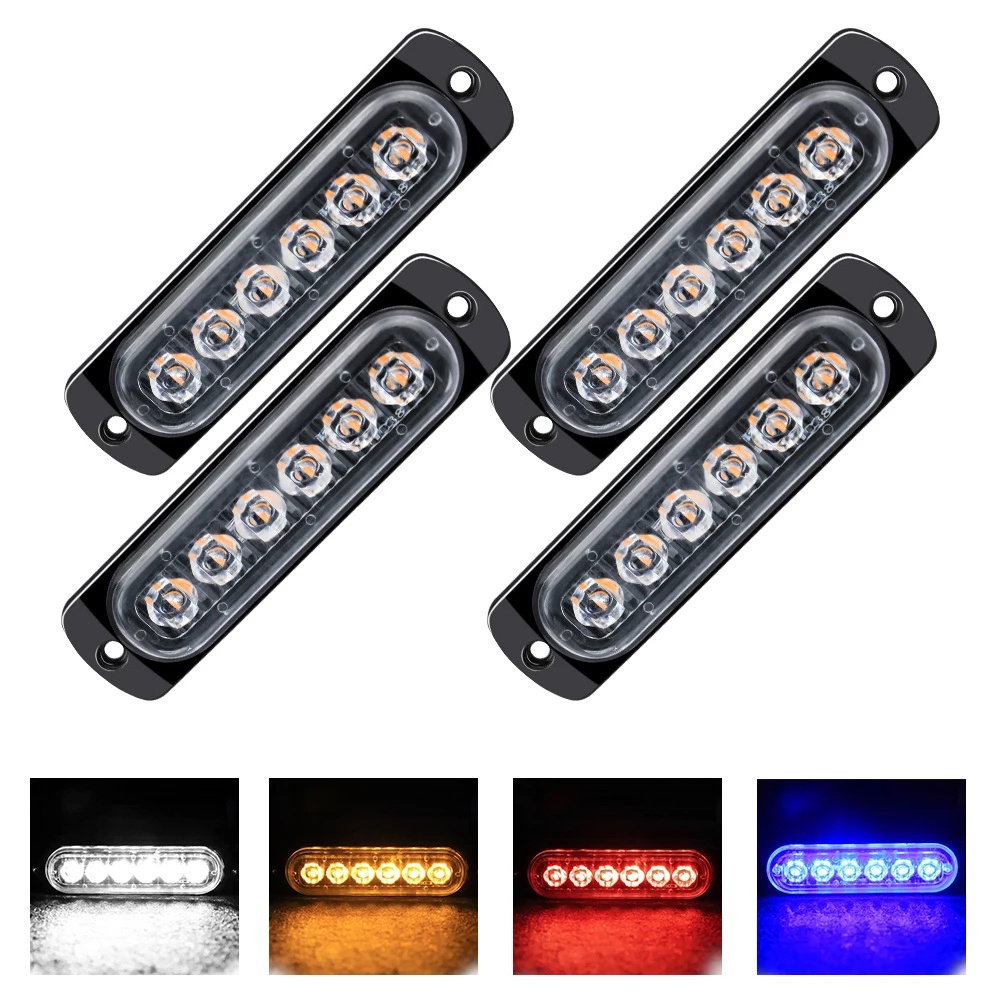 Đèn Led Tín Hiệu 6 Bóng Cho Xe Hơi