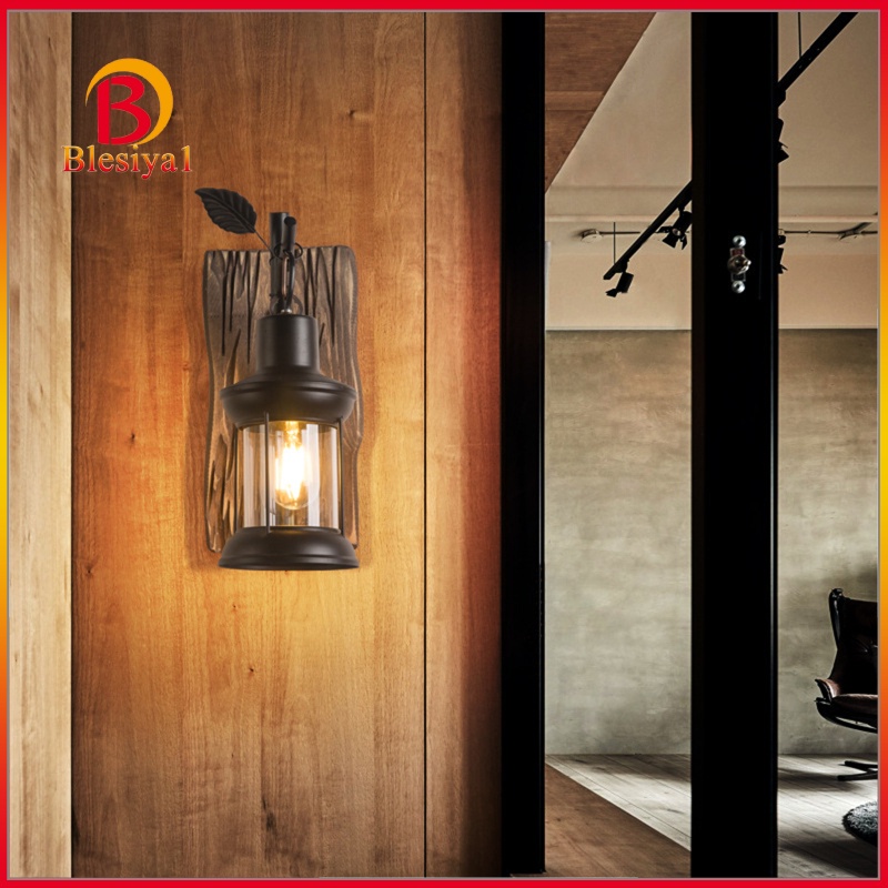 [BLESIYA1] Retro Wall Lamp Fixture Sconce E27 Light Home Loft Restaurant Bar Decor