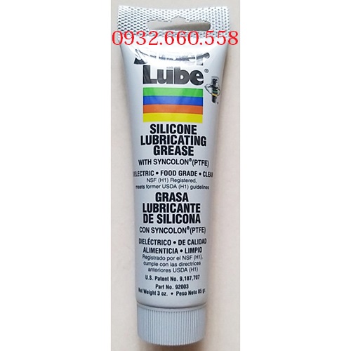 Mỡ bôi trơn silicone super lube 92003-85G