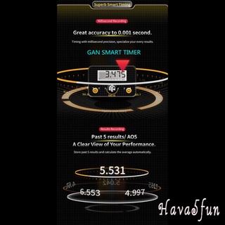 HF GAN Timer GAN Smart Timer GAN Cube Mat GAN timer mat GAN Bluetooth smart timer gantimer gan time