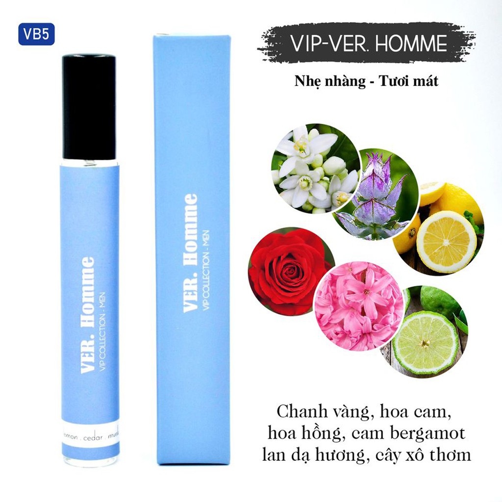 VIP-VER Homme (12ml) Dành cho phái Nam_Thương hiệu bởi France_VB05