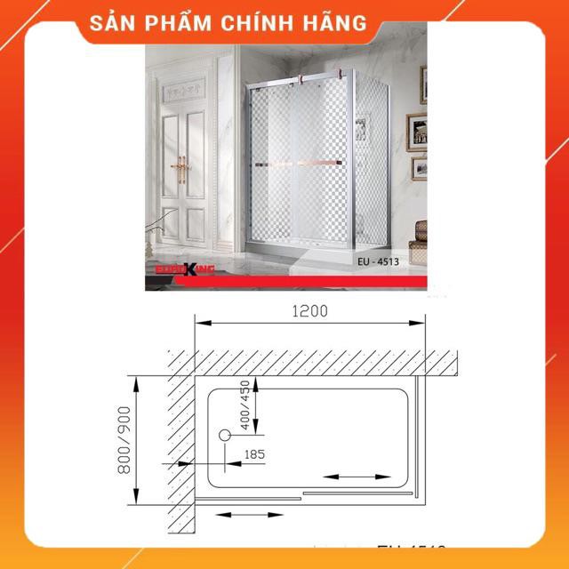 PHÒNG TẮM VÁCH KÍNH CAO CẤP EUROKING EU-4513, TẮM ĐỨNG, BỒN TẮM, NHẬP KHẨU, BẢO HÀNH 3 NĂM