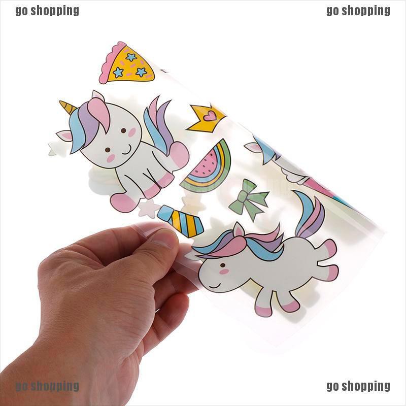 {go shopping}unicorn clothes patches heat transfer stickers diy printing iron on appliques