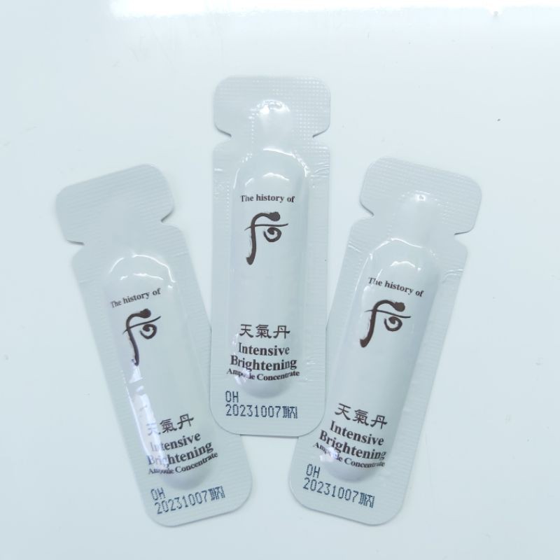 [Mới-Hot] Tinh chất siêu dưỡng trắng mờ sạm nám và trẻ hóa làn da hiệu quả Whoo Brightening Ampoule 1ml