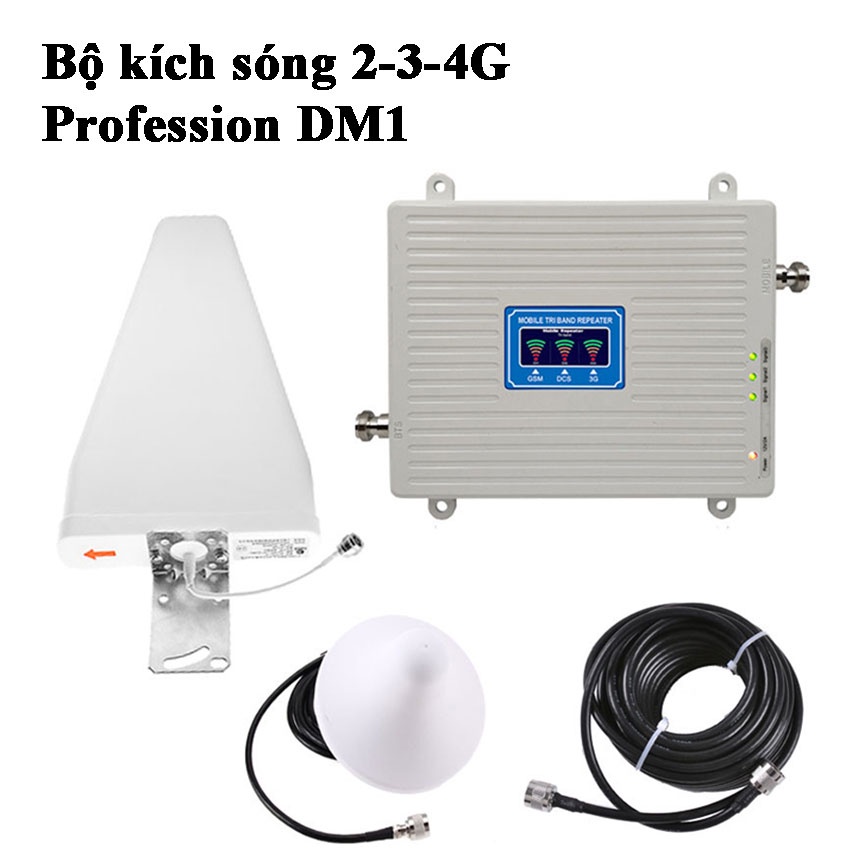 Bộ ổn định sóng (kích sóng BTS) 2-3-4G Pro DM1 chuyên dụng