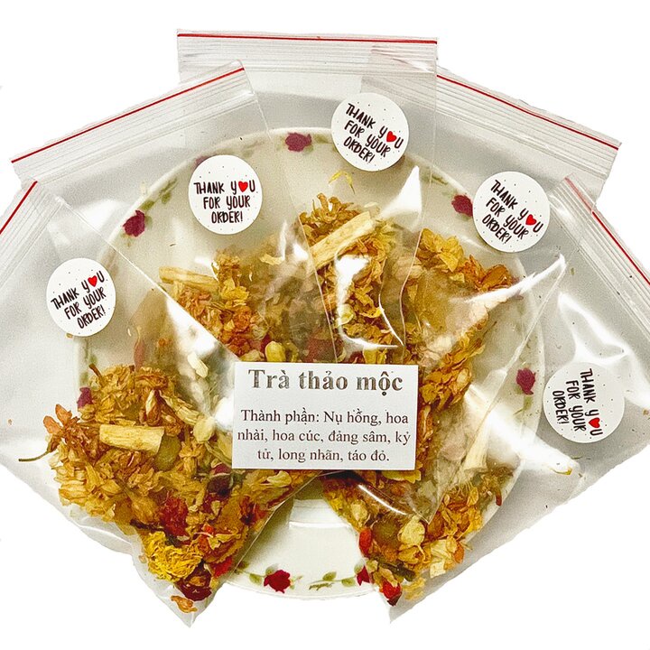 Combo 05 gói trà thảo mộc - trà dưỡng nhan