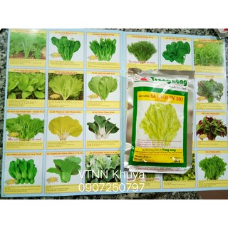 Hạt giống xà lách Trang Nông 591 100gr