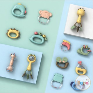 Bộ đồ chơi xúc xắc nướu ngậm cao cấp cho bé sơ sinh chính hãng duhoon Sapo Kids