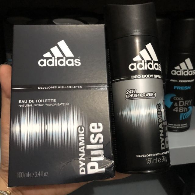 Bộ Nước Hoa + Xịt Khử Mùi ADIDAS DYNAMIC PULSE