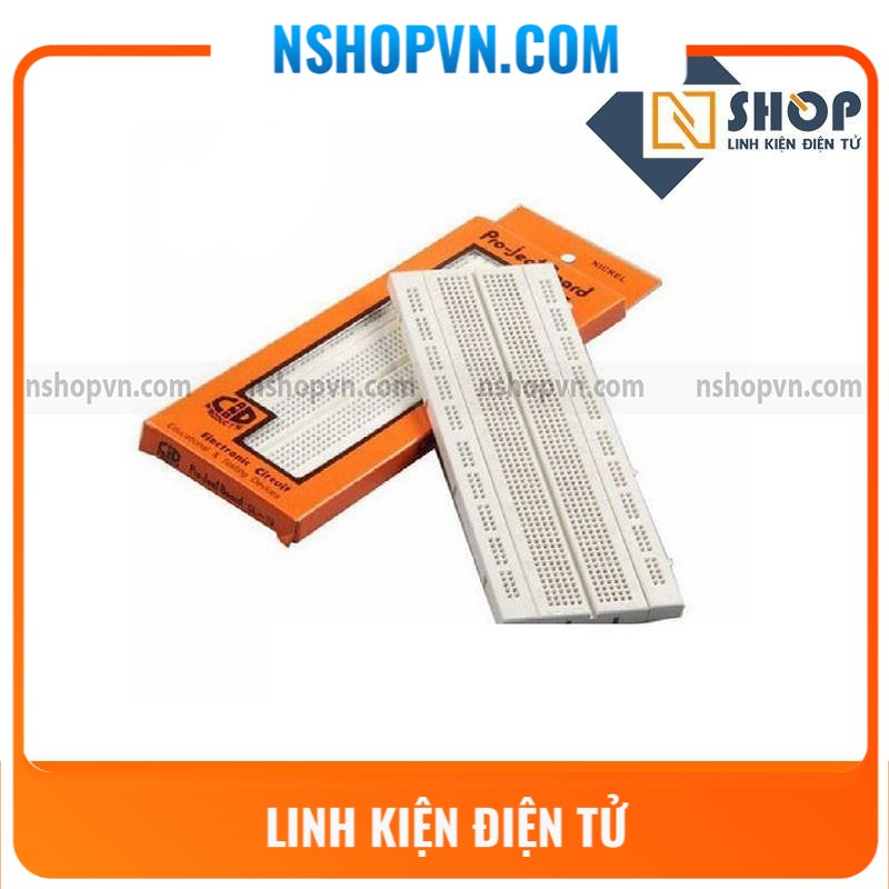 Test board, bread board 165x54mm 830 lỗ - 840 lỗ