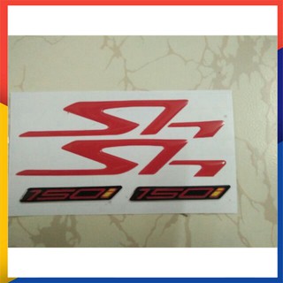 Tem Nổi Chữ SH 150i (Keo Đỏ) Dán Nẹp Sườn Xe – Tem Xe Máy Chính Hãng