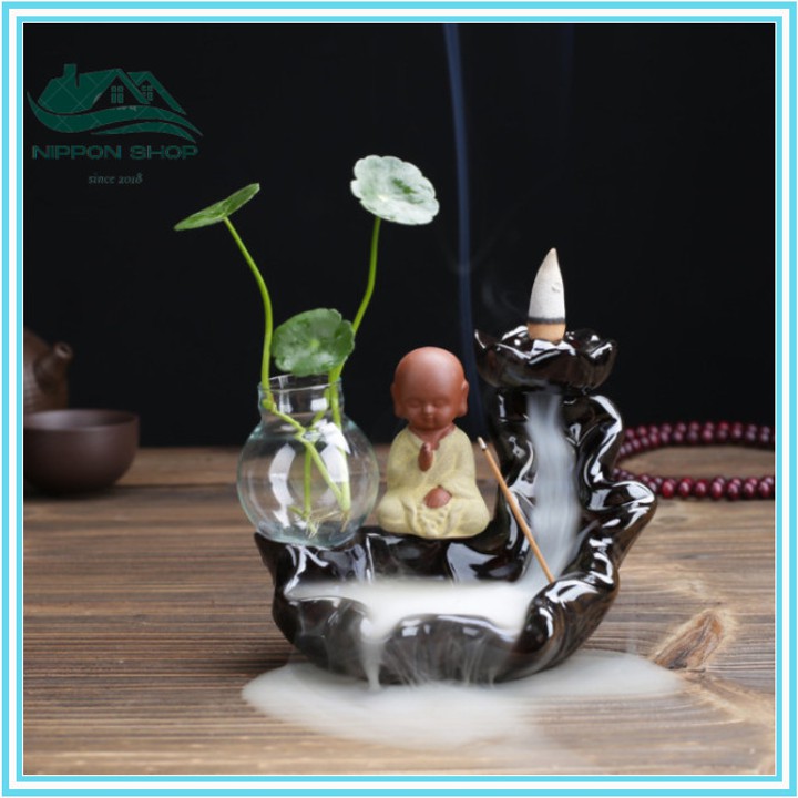 Thác Khói Trầm Hương CHÚ TIỂU NGẮM TRĂNG-thác khói chảy ngược tặng 5 nụ trầm thơm | BigBuy360 - bigbuy360.vn