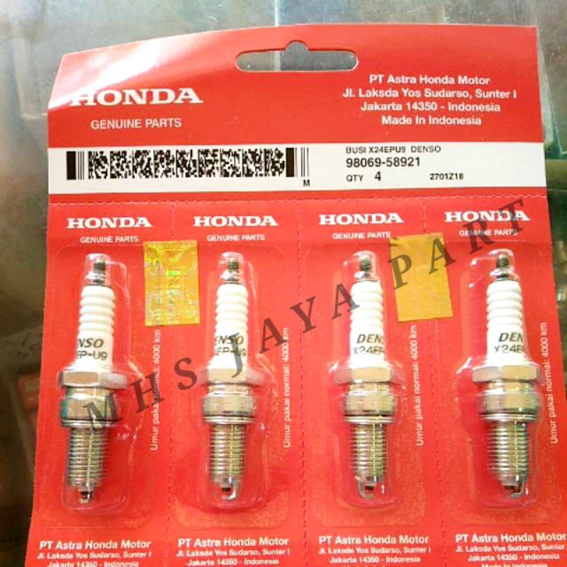 Bugi Đánh Lửa DENSO X24 Cho Xe HONDA TIGER GL PRO