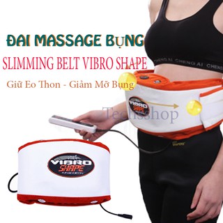 Đai Massage Giảm Mỡ Bụng Slimming Belt Vibro Shape - Đai Mát Xa Tập Toàn Thân Sử Dụng Điện AC 220V