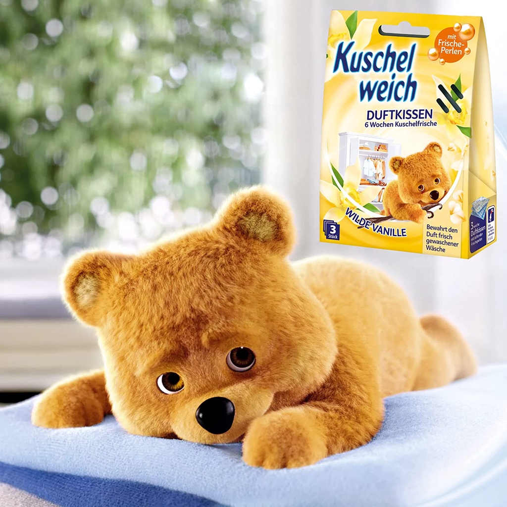Túi thơm tủ quần áo cho bé Kuschel weich thơm lâu 6-8 tuần