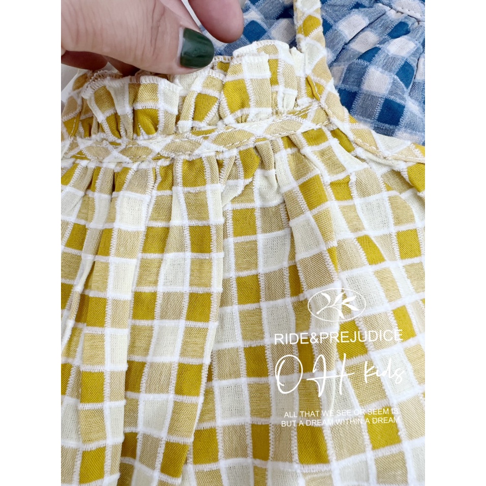 Bộ đũi 2 dây kẻ cho bé gái từ 5-20kg