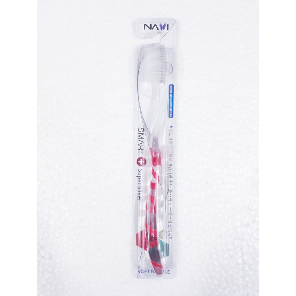 1 Cây Bàn Chải Đánh Răng Navi SMART Super Silver (Giao màu ngẫu nhiên)