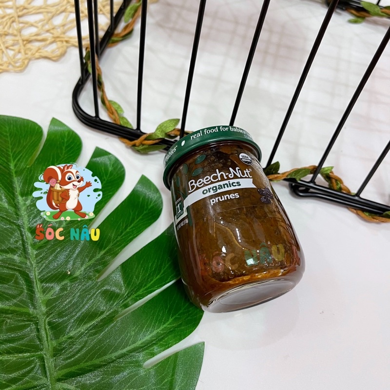 Mận Đen Nghiền Hữu Cơ Cho Bé Từ 6m.