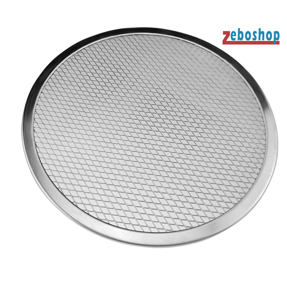 Khay Lưới Tròn Nướng Bánh Pizza Bằng Nhôm Dày Không Dính