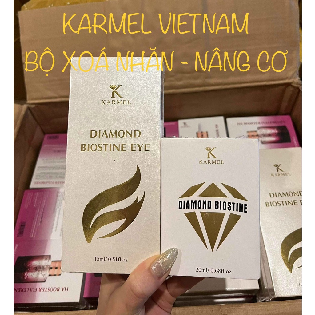 Bộ đôi Xóa Nhăn Nâng Cơ tại nhà Kamel (Karmel) 10ml – Tạo hình dáng khuôn mặt thon gọn, Xóa mờ các nếp nhăn