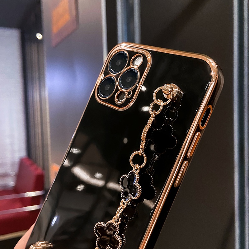 Ốp điện thoại KOOSUK silicon mềm có dây đeo tay cho Xiaomi Redmi Note 11 11S 10S 10 Pro Max