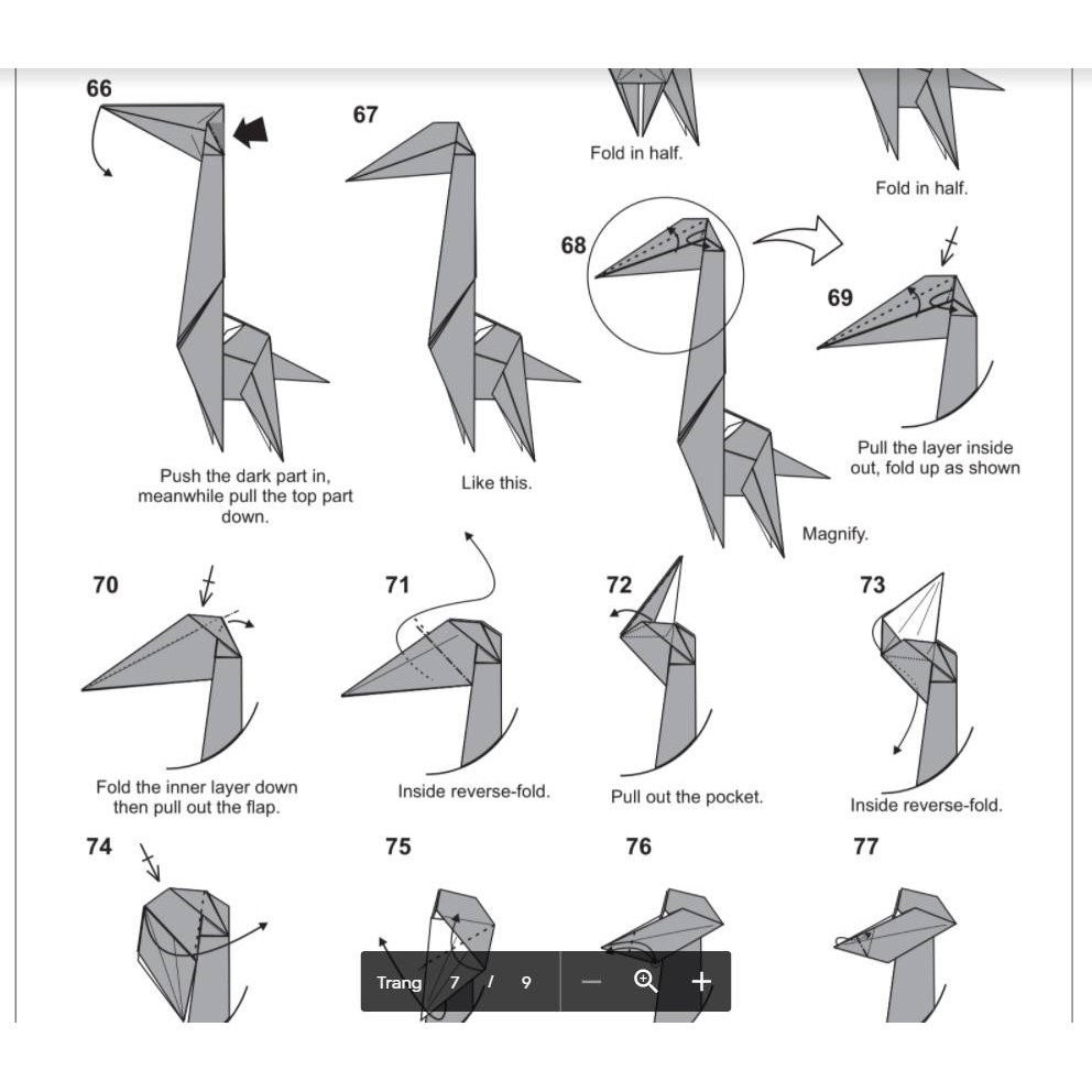 [E-book] Giraffe Diagram - Hướng dẫn xếp hình.