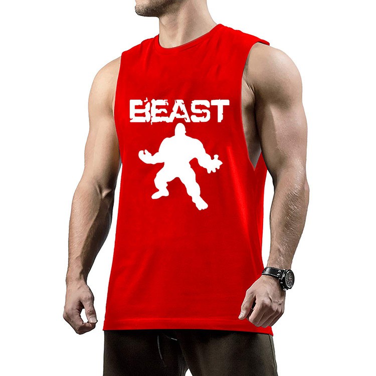 Áo Tập Gym Mùa Hè Mới BEAST -  Áo Tập Gym 3 Lỗ Vải Cotton cao cấp