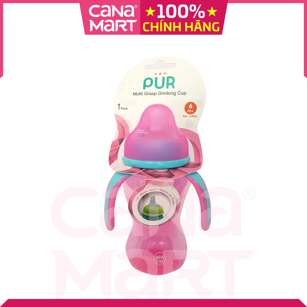 Bình tập uông nước cho bé PUR (bình có 3 quai) (9003,9004) không chứa BPA