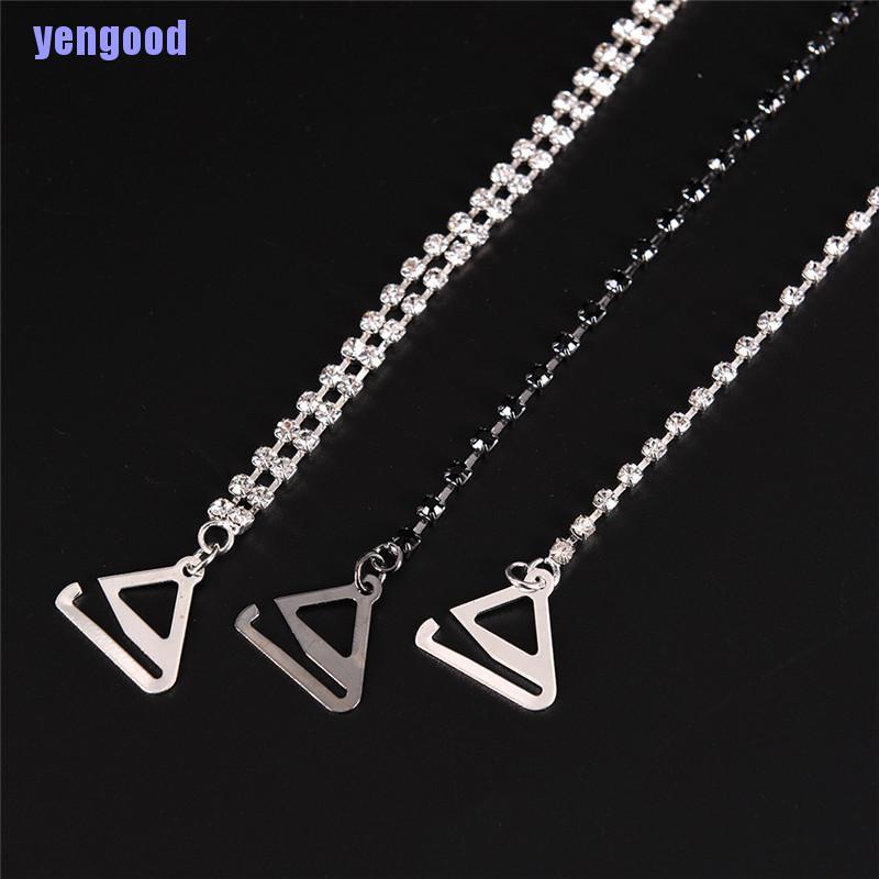 1 Bộ 1 / 2 Dây Áo Ngực Đính Đá Quyến Rũ Cho Nữ