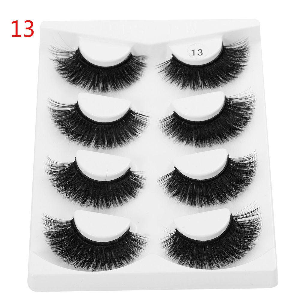 Set 4 Cặp Lông Mi Giả 3D Handmade Thời Trang Dành Cho Nữ