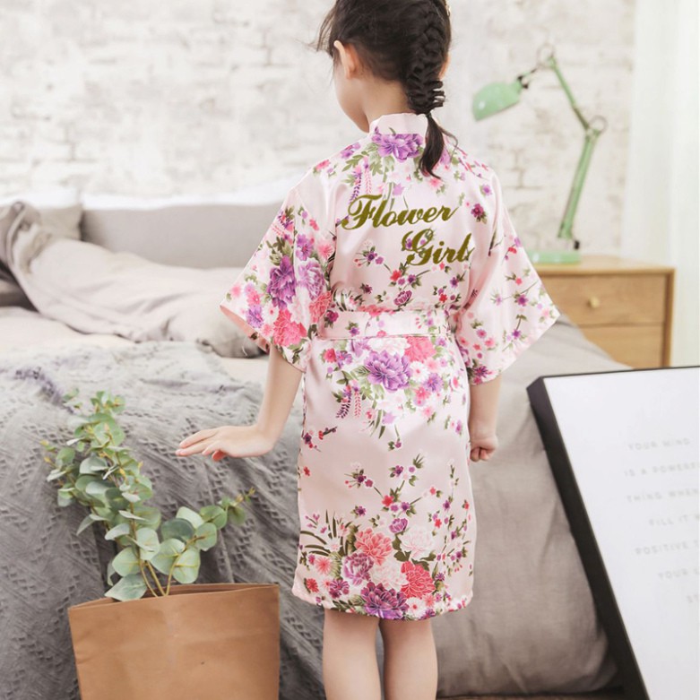 Đầm Ngủ In Hoa Thiết Kế Xinh Xắn Cho Bé Gái