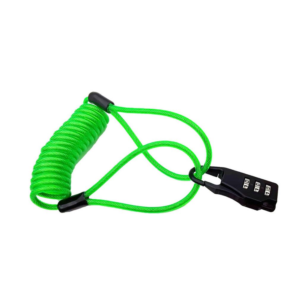 Khóa dây cáp mini bằng kim loại chống trộm cho xe đạp/mũ bảo hiểm