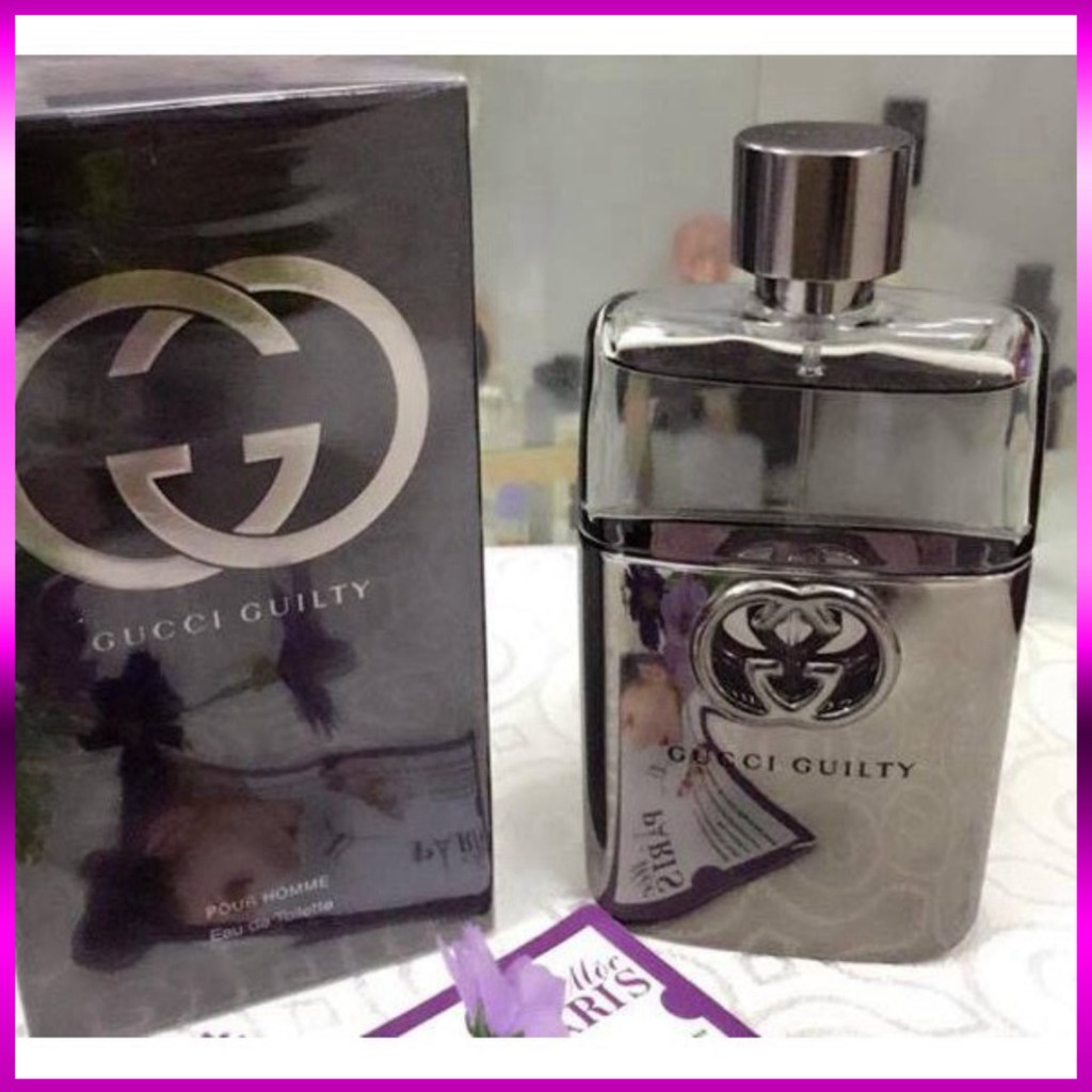 Nước hoa Gucci Guilty Pour Homme EDP 90ML, Nước hoa Gucci đen