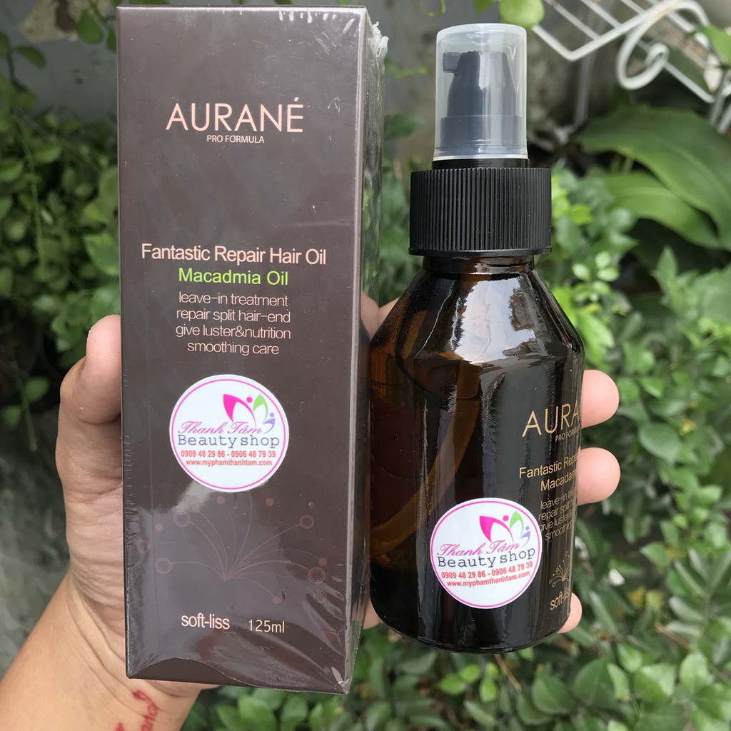 Tinh dầu dưỡng tóc SOFTLISS AURANE MACADAMIA HAIR OIL 125ml