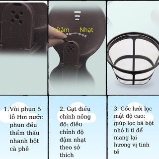 Máy pha cà phê, máy pha trà Bear KFJ-A06K1 0.6L