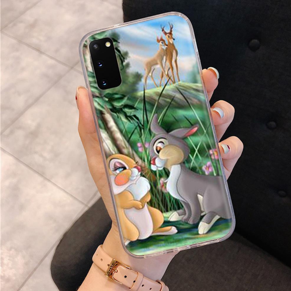 Ốp điện thoại trong suốt hình Bambi và Thumper cho OPPO RENO 10X ZOOM 4 SE 4Z 4F 2Z 2F LITE 3 2 PRO