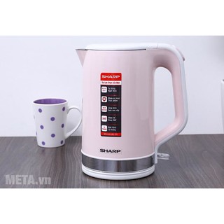 Ấm siêu tốc sharp ekj-18vp-pk/bg/bl 1,8 lít