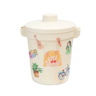 MVP1143 Thùng rác mini để bàn không nắp Ins phong cách Nhật fuuko note tặng kèm sticker