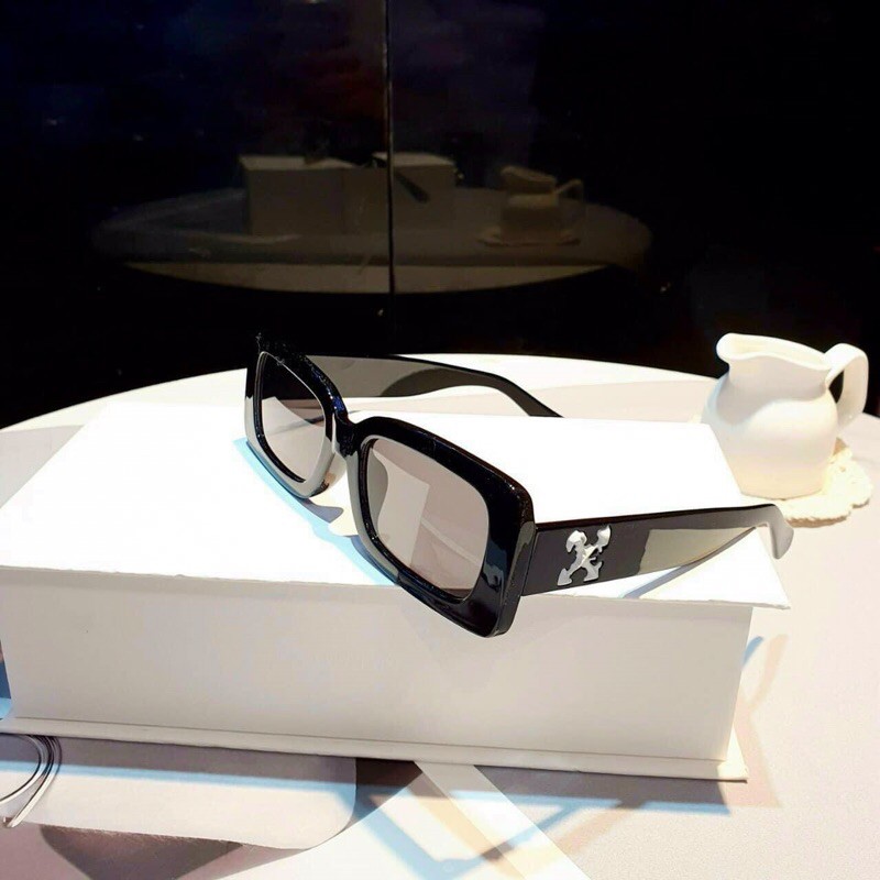 Kính râm Off White Mắt vuông unisex cao cấp - Hàng đẹp