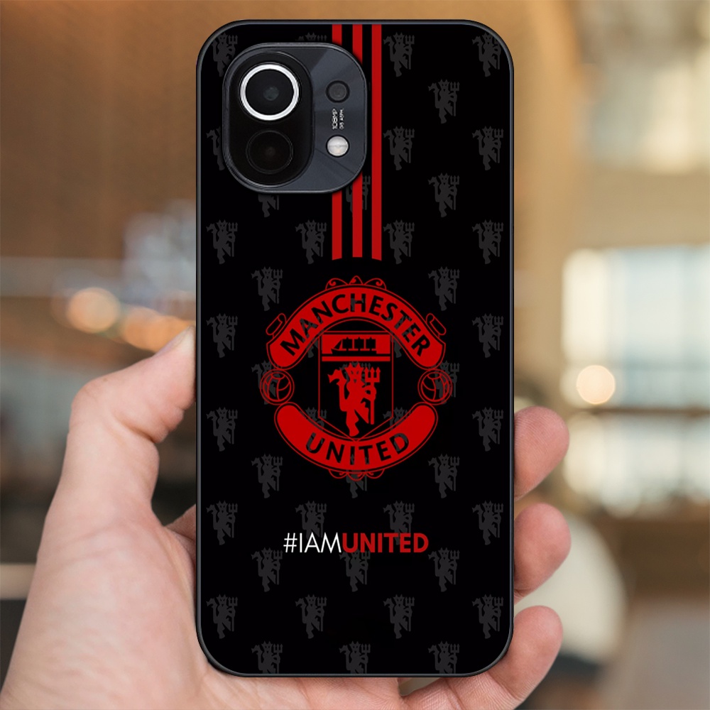 Ốp lưng Xiaomi Mi 11 viền đen in hình MU Manchester United