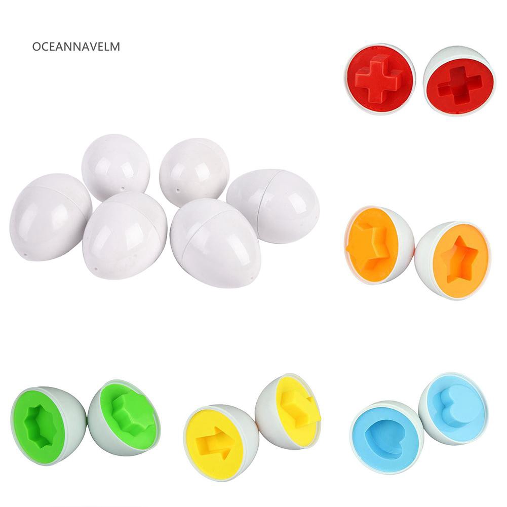 Set 6 đồ chơi quả trứng lắp ráp cho bé