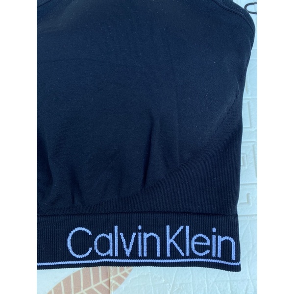 Áo tập Sport bra Calvin Klein black XL chính hãng