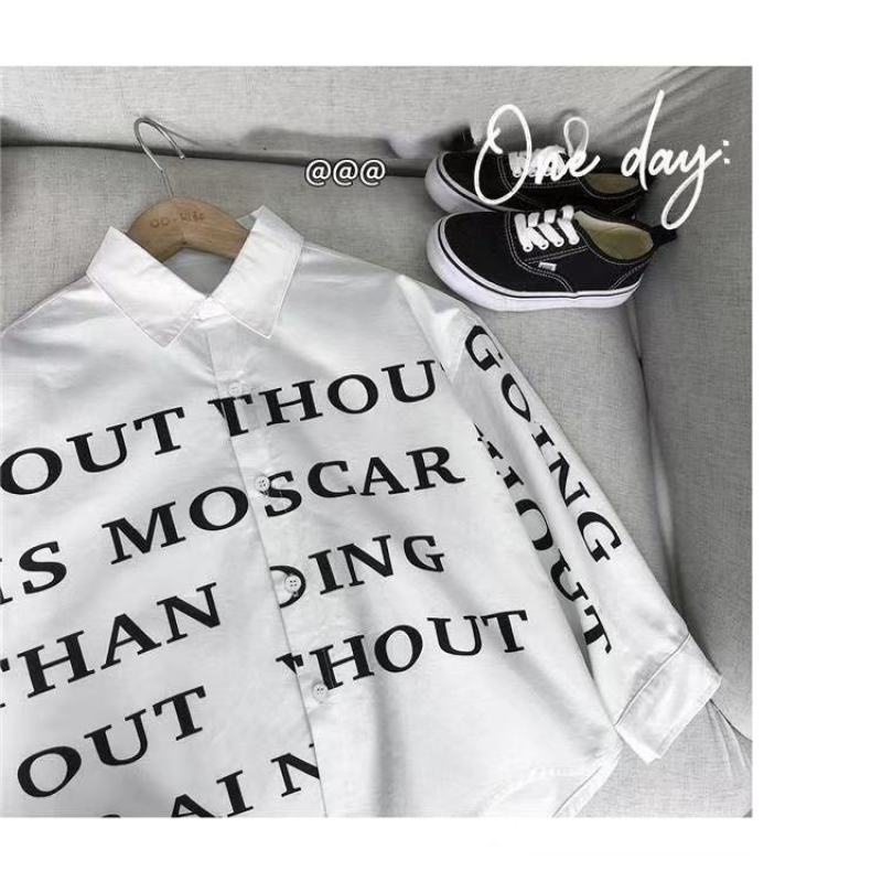 Áo Sơ Mi Trắng Dài Tay Phong Cách Hàn Quốc Cho Bé Trai