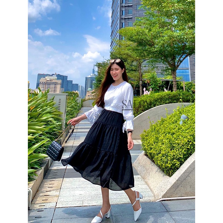 Chân váy Lala 3 tầng Salom