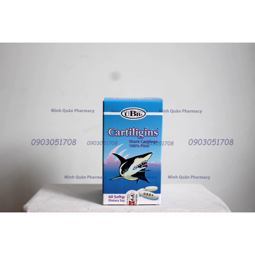Sụn Cá Mập Cartiligins UBB⚡Chính Hãng⚡Giúp tái tạo sụn khớp, bảo vệ xương khớp _MINH QUÂN