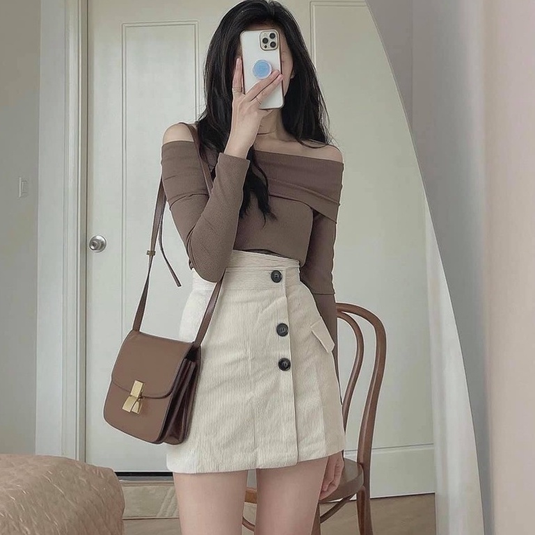 [ẢNH THẬT] Áo len trễ vai bản to chất đẹp Quảng Châu | BigBuy360 - bigbuy360.vn