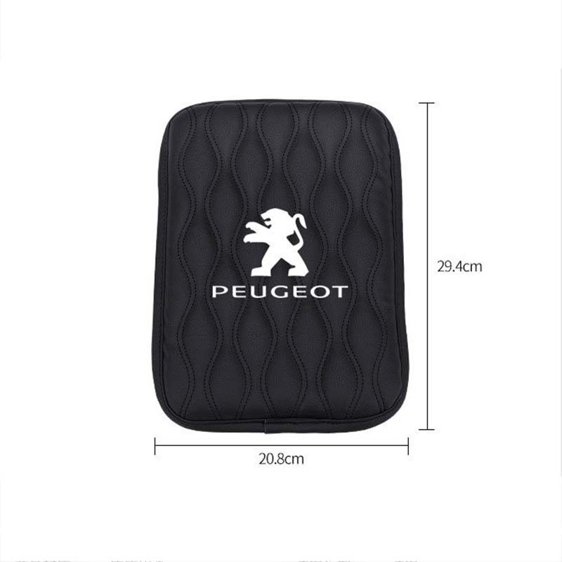 Đệm Da Lót Hộp Tỳ Tay Chống Thấm Nước Cho Peugeot 308 206 208 3008 508 408 207 405 407 2008 5008 306 307 RCZ