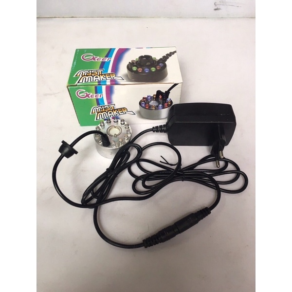 Máy tạo khói phun sương có đèn led thay đổi màu kèm nguồn